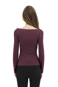 Рубашка No Matter What, баклажановый