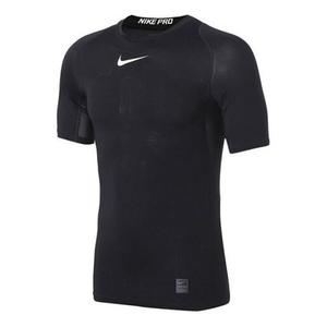 Футболка pro quick dry training sports short sleeve black Nike, черный