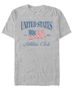 Мужская футболка с графическим принтом United States Athletic Club Fifth Sun, Athletic Heather