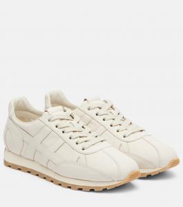 H671 замшевые кроссовки Hogan, Yogurt