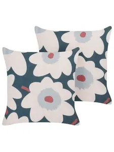 Декоративная подушка Beliani 2er Set Deko SESBANIA, красочный