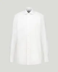 Гладкая церемониальная мужская рубашка Emidio Tucci, белый