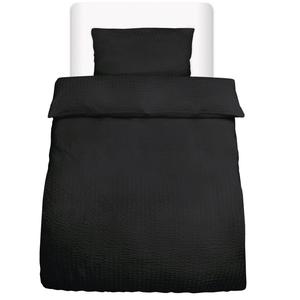 Beautissu  Постельное белье Meline 135/200 см + наволочка 40/80 см, черный сирсакер