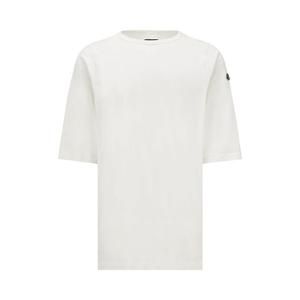 Футболка Moncler x Rick Owens Knitted Crewneck Short-Sleeve Tee 'Milk', белый