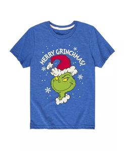 Футболка с рисунком «Grinch Merry Grinchmas» от Big Boys Hybrid, синий