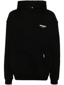 Худи с логотипом Represent, черный