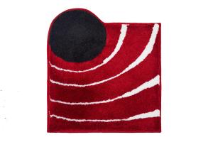 Коврик для биде Grund, 60x60 см, красный