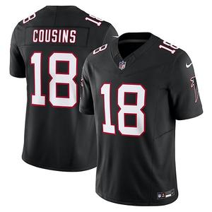 Мужская черная джерси kirk cousins atlanta falcons vapor fuse limited Nike