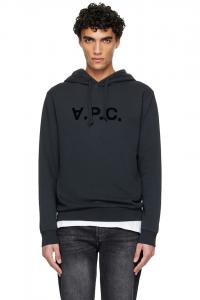 A.P.C. Черная стандартная толстовка Grand 'VPC'