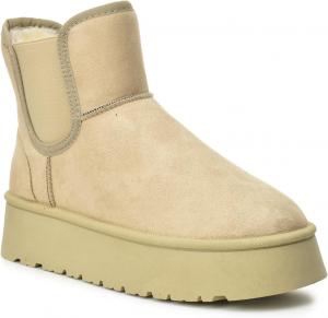 Женские зимние ботильоны CLOUDAIR с высоким голенищем, мягким искусственным мехом, удобной эластичной посадкой, стильные и долговечные, модная зимняя обувь для женщин, Stone