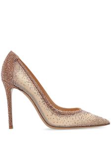 Gianvito Rossi туфли-лодочки Rania 100 мм из кожи, розовый