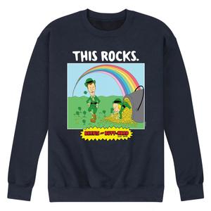 Мужской свитшот ко Дню Святого Патрика с Бивисом и Баттхедом Licensed Character