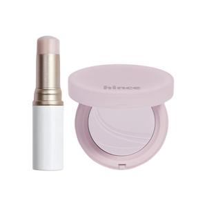 Освежающая пудра для сияния кожи легкая текстура легко растушевывается натуральный макияж 10g+12g Hince