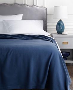 Хлопковое одеяло Allegra Classic Twill, размер Twin SFERRA, Navy