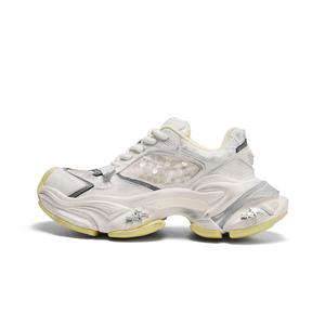 CHERYKALLY Звездный импульс противоскользящие износостойкие дышащие увеличивающие рост массивные кеды низкие женские Moonlight Silver, цвет Moonlight Silver