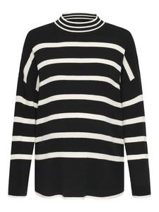 Тонкий вязаный свитер Only Maternity Sweater IBI, черный