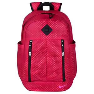 Nike Полиэстеровый рюкзак обычный женский розово-красный, Rose Red