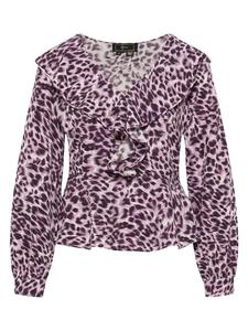 Женская блузка фиолетового цвета faina