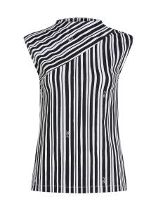 Karl Lagerfeld Блузка в черном и белом цветах