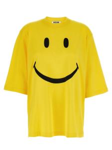 Футболка «Smiley» Moschino, мультиколор