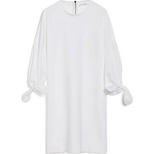 MaxMara SS25 платье с длинными рукавами женское white