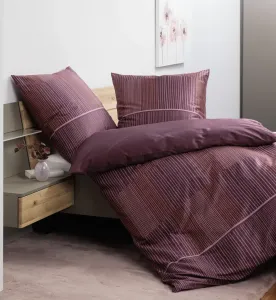 Комплект постельного белья Janine Design Mako-Satin Moments 98125, цвет Ягодно-оранжевый, размер 155x200+80x80 Original Janine