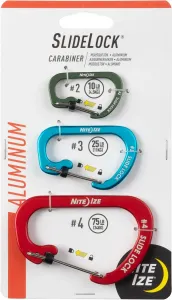 СлайдыLock Карабины - Набор из 3 штук Nite Ize, Assorted
