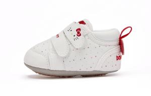 Hello Kitty x Slip, нескользящие, износостойкие детские туфли для младенцев и малышей DAVE&BELLA, экрю