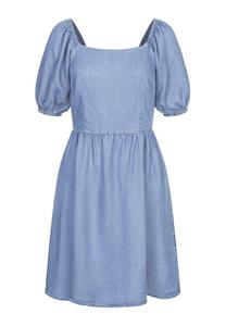 Платье Vero Moda LILIANA PUFF SHORT , Blue Denim