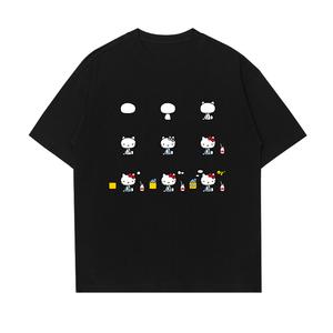 Футболка Hello Kitty SS25 Unisex Sanrio, черный