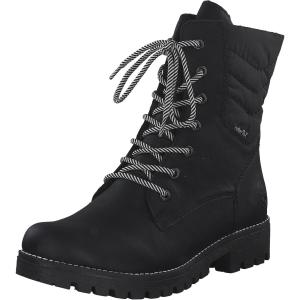 Ботинки женские Rieker Schnürstiefel высокие на шнуровке, черный