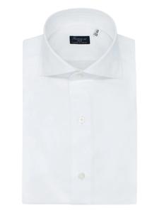 Рубашка с вырезом-воротником Finamore 1925 Napoli, белый