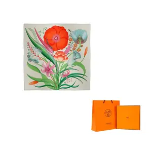 HERMES Шелковый  шарф Mulberry Silk Scarves Women's Multicolor