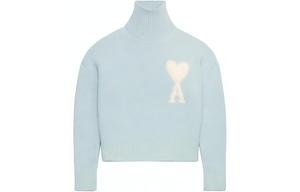 Свитер с высоким воротником Ami 'Аквамарин/Айвори' AMIPARIS, Королевский синий