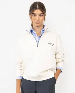 Женская толстовка на молнии с воротником-стойкой El Ganso, бежевый