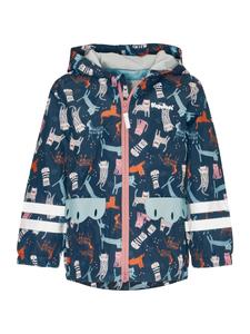 Спортивная куртка PLAYSHOES, темно-синий/светло-голубой