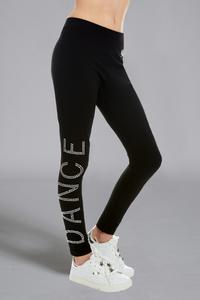 Леггинсы Black Dance Diamante Pineapple, черный