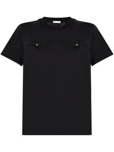 Футболка из хлопка Moncler, черный