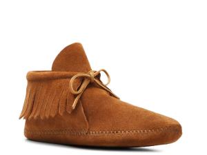 Ботильоны Minnetonka Classic Fringe Western, коричневый