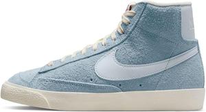 Кроссовки Nike Women's Blazer Mid '77, черный/голубой/серый