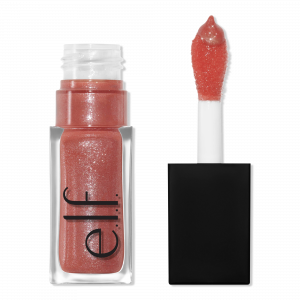 Сияющее масло для губ Glow Revival Lip Oil Glimmer e.l.f. Cosmetics, Princess Cut (pinky beige + multicolor pearl)