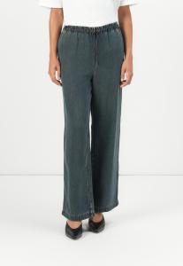 Брюки Samsøe Samsøe SATOPIARYA TROUSERS, Burnt Oak/Dark-Blue Denim