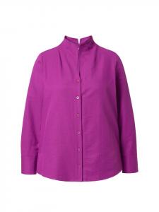 Блузка ягодного цвета Ulla Popken