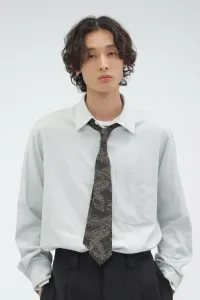 ТРЕХЦВЕТНЫЙ ГАЛСТУК С УЗОРОМ ПЕЙСЛИ