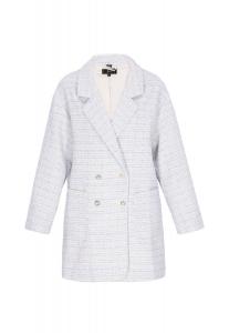 Faina Демисезонное пальто в светло-голубом цвете