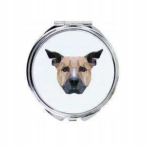 Стаффик Карманное зеркало Геометрическая собака Inna Marka