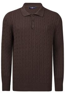 Свитер с v-образным вырезом Jimmy Sanders Sweater, цвет chestnut brown