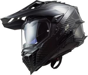 LS2 Helmets Explorer Carbon Adventure Helmet, Matte Carbon