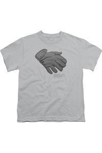 Футболка с коротким рукавом "Принцесса-невеста" и перчаткой шестипалого Gildan, серебряный