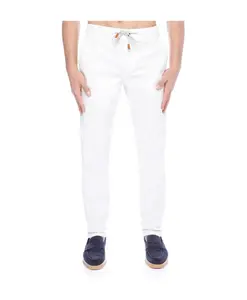 Хлопковые спортивные штаны Eleventy, белый